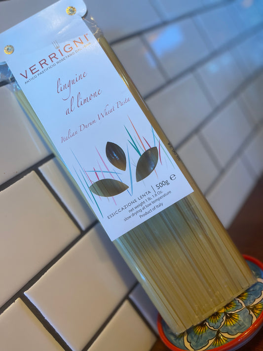 Verrigni Pasta - Linguine with Lemon Imported Italian Durum Wheat Semolina Pasta al Limone