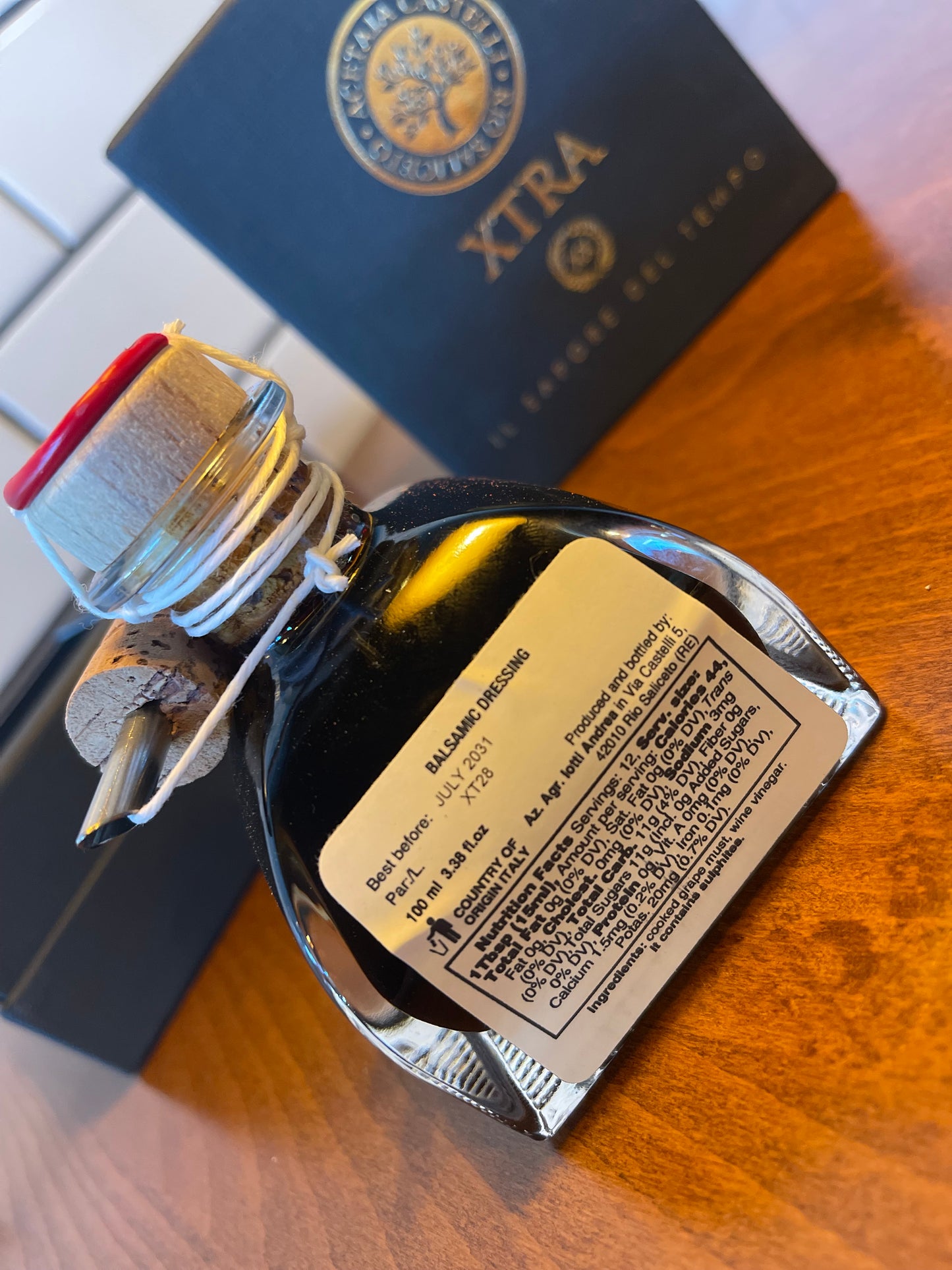 Acetaia Castelli Imported Aged Balsamic of Modena XTRA aged 20 Years